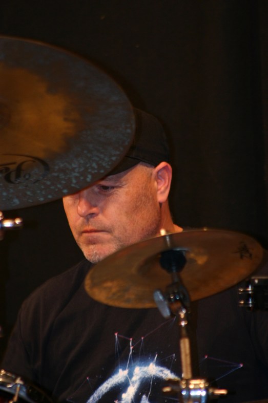 Gareth on drums